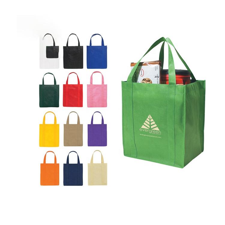 Customized Style Delicate Laminated PP Nonwoven Bag For Promotion Tote Bags